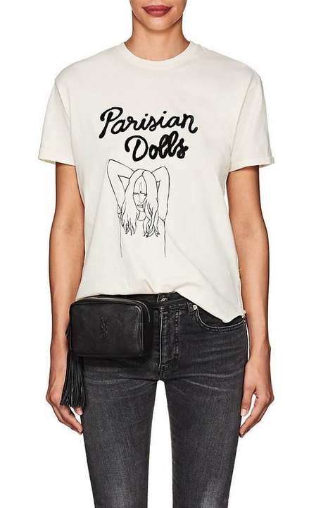 The Two Hundred "Parisian Dolls" Cotton T-Shirt展示图