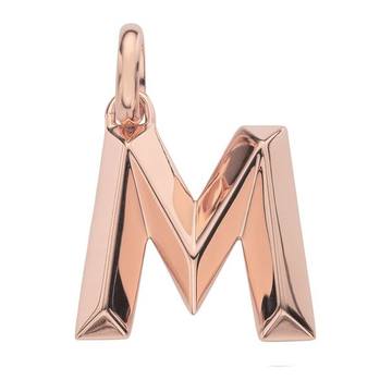 Rose Gold Capital M Pendant