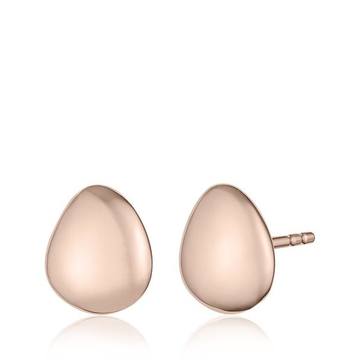 Nura Small Pebble Stud Earrings