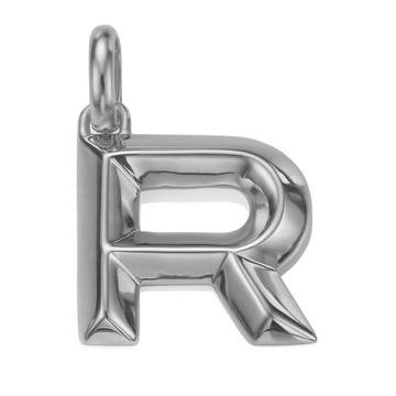 Sterling Silver Capital R Pendant