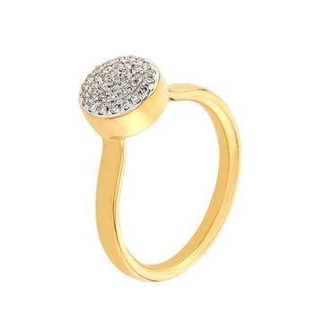 Fiji Button Diamond Ring