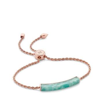 Linear Amazonite Chain Bracelet