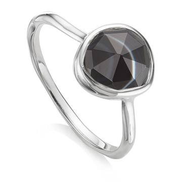 Siren Black Onyx Stacking Ring