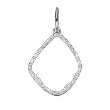 Riva Diamond Hoop Pendant