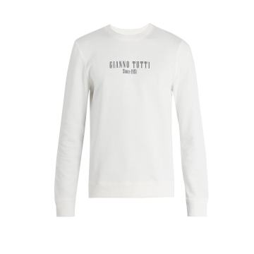 Gianno Tutti-print cotton-jersey sweatshirt