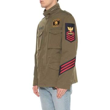 History Repeats Field Jacket With Army Patches