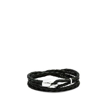 Trice braided-leather bracelet