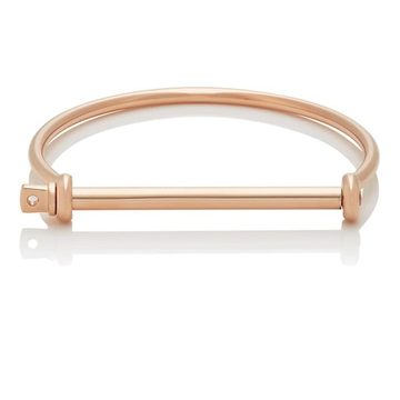 Thin Screw Cuff Bracelet