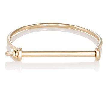 Thin Screw Cuff Bracelet