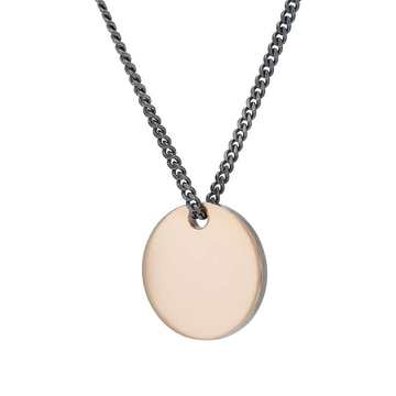 Disc Pendant Necklace