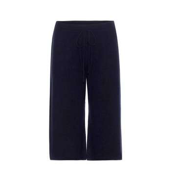 Cashmere cropped trousers