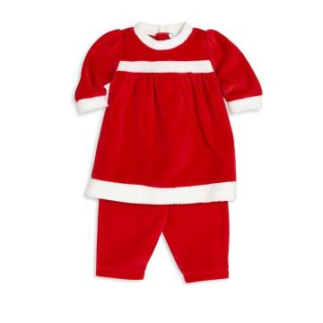 Baby's Dress & Tapered Pants Set