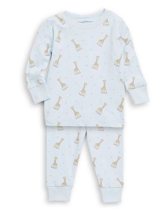 Baby's &amp; Toddler's Sophie La Girafe Printed Cotton Pajama Set展示图