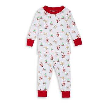 Baby's, Toddler's &amp; Little Kid's Santa Helpers Cotton Pajamas