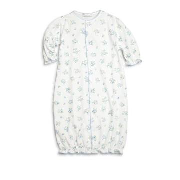 Baby's Pansy Patch Pima Cotton Convertible Gown