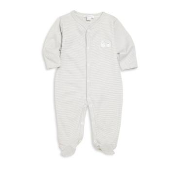 Baby's Tiny Timberland Embroidered Footie