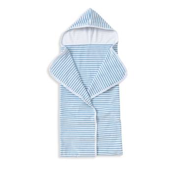 Baby's Gone Sailing Striped Hooded Beach Towel
