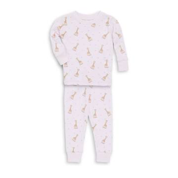 Baby's Sophie La Girafe Printed Cotton Pajama Set