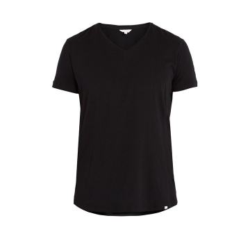 Tailored-fit V-neck cotton T-shirt