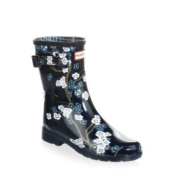 Floral Rubber Rain Boots