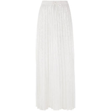 Plotter micro-pleated skirt