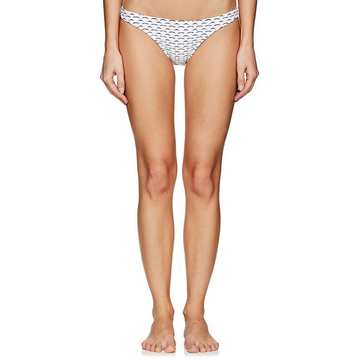 St. Lucia Stretch-Jacquard Bikini Bottom