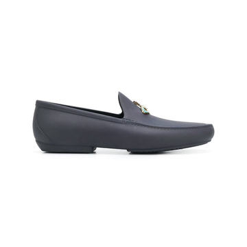 front logo loafers