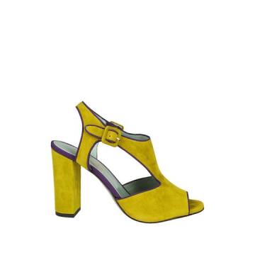 Paola D'arcano Block Heel Sandals