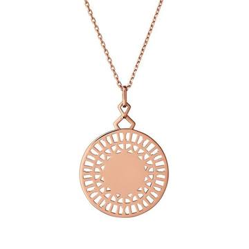 Timeless Engraved Pendant Necklace