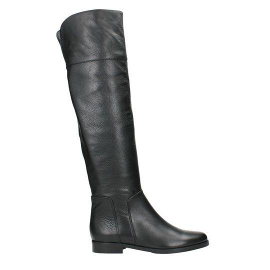 Gianni Renzi Black Leather Boots展示图