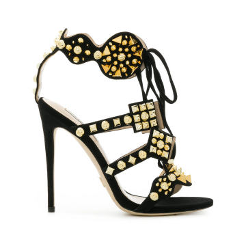 studded open-toe sandals