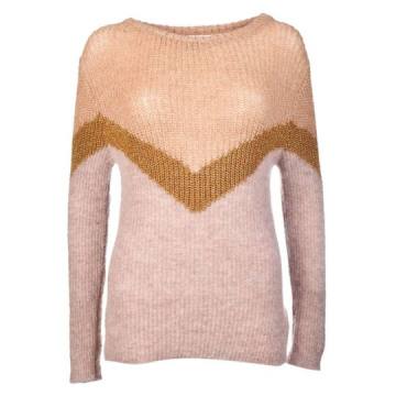 Chiara Bertani Color Block Sweater