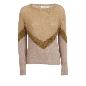 Chiara Bertani Zigzag Pattern Sweater