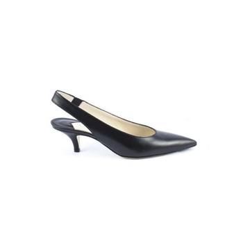 Black Calf Leather Pump