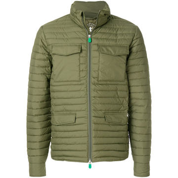 round neck padded jacket