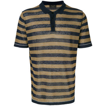 striped polo shirt