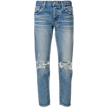 distressed skinny jeans