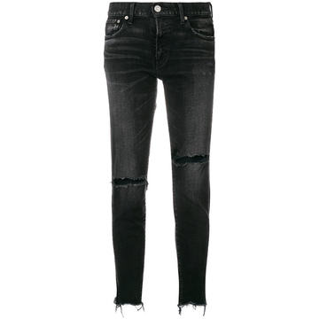 distressed skinny jeans