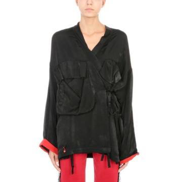 Giacobino Black Silk Kimono Jacket