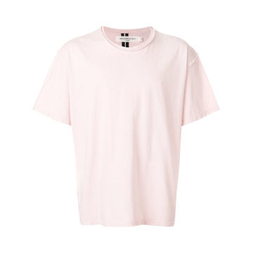 oversized raw hem T-shirt