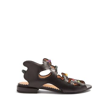 Rainbow cut-out sandal