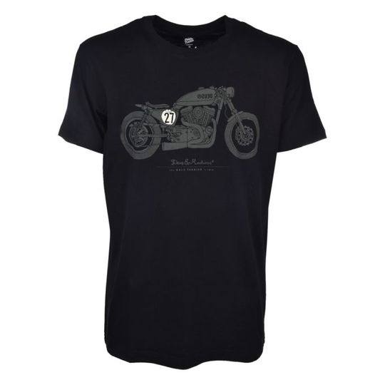 Deus Ex Machina Bald Terrioer V-Twin T-Shirt展示图