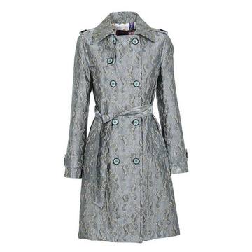 Femme By Michele Rossi Seahorse Embroidery Coat