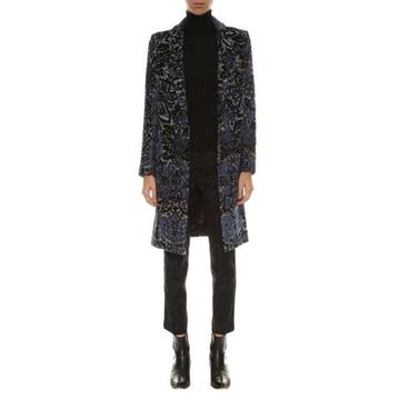 Femme By Michele Rossi Jacquard Coat