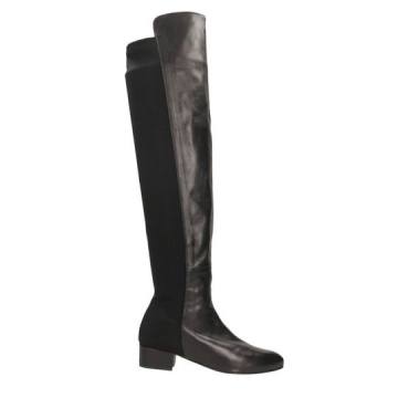 Marc Ellis High Mesh Suede And Leather Boots