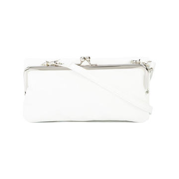 soft wide clasp wallet bag