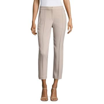 Front Seamed Cropped Ankle Pants