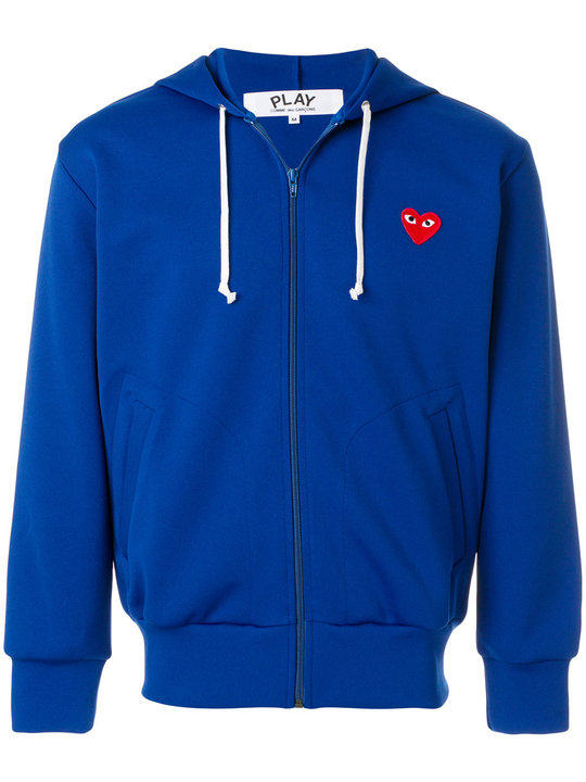 zipped heart logo hoodie展示图