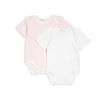 Infant's Dot &amp; Solid Bodysuit Two-Pack