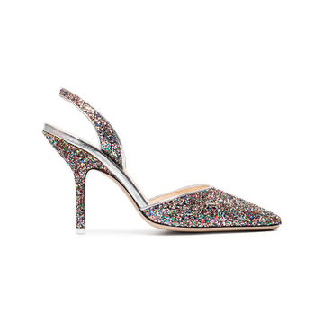 multi-coloured Mara 100 glitter pumps